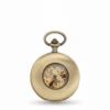 Brass Doughnut Half Hunter Pocket Watch AU image 1