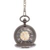 Wavy Black Half Hunter Pocket Watch AU image 2