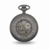 Wavy Black Half Hunter Pocket Watch With Blue AU image 4