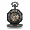 Black Octagon Half Hunter Pocket Watch AU image 2