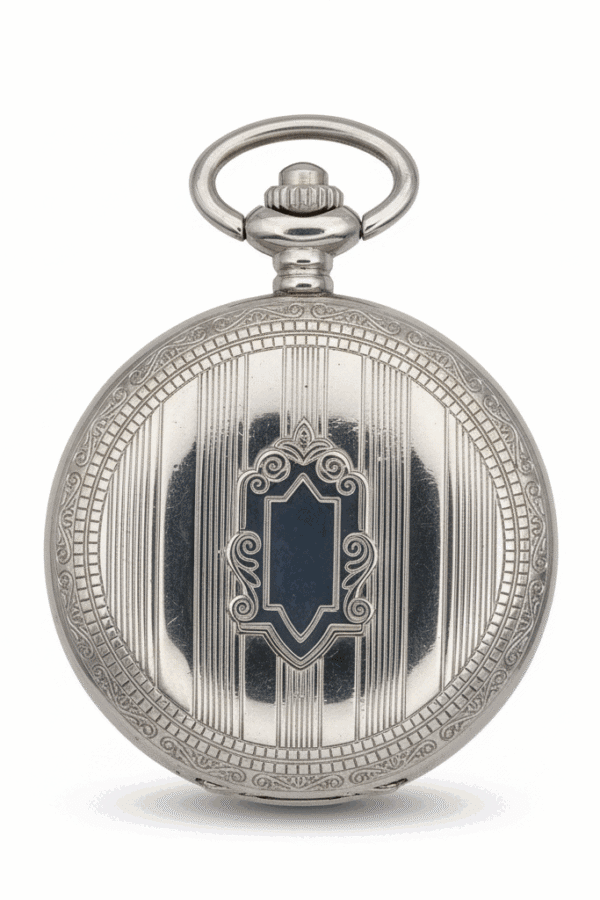 Silver Streak Hunter Pocket Watch AU image 1 Silver Streak Hunter Pocket Watch AU image 1