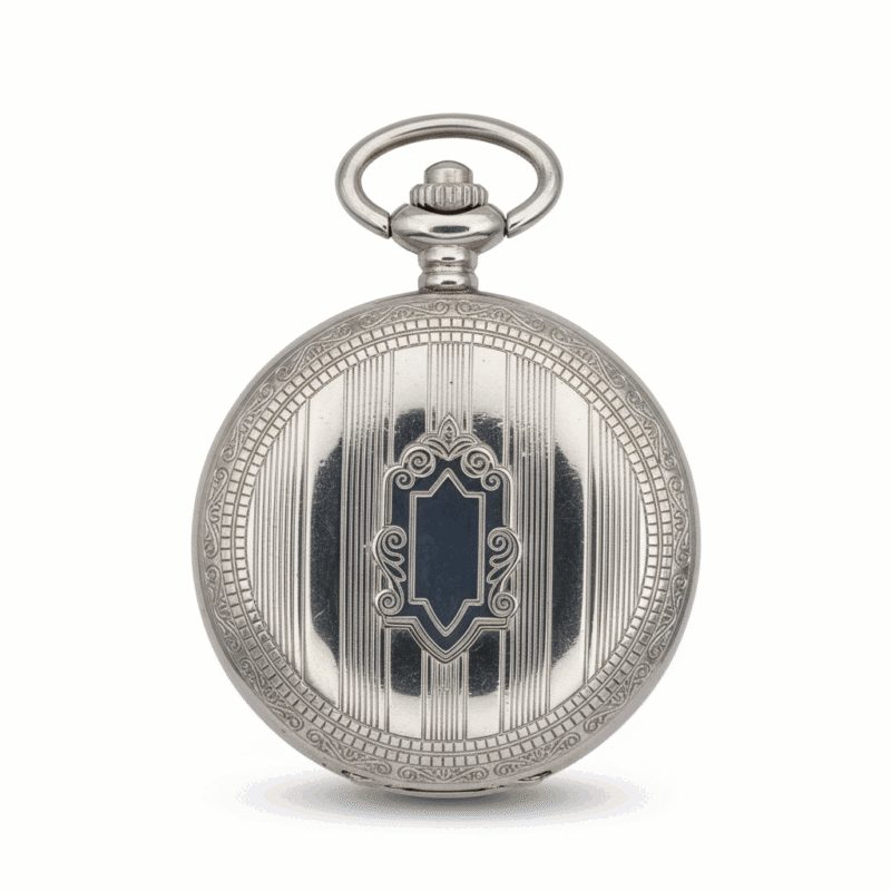 Silver Streak Hunter Pocket Watch