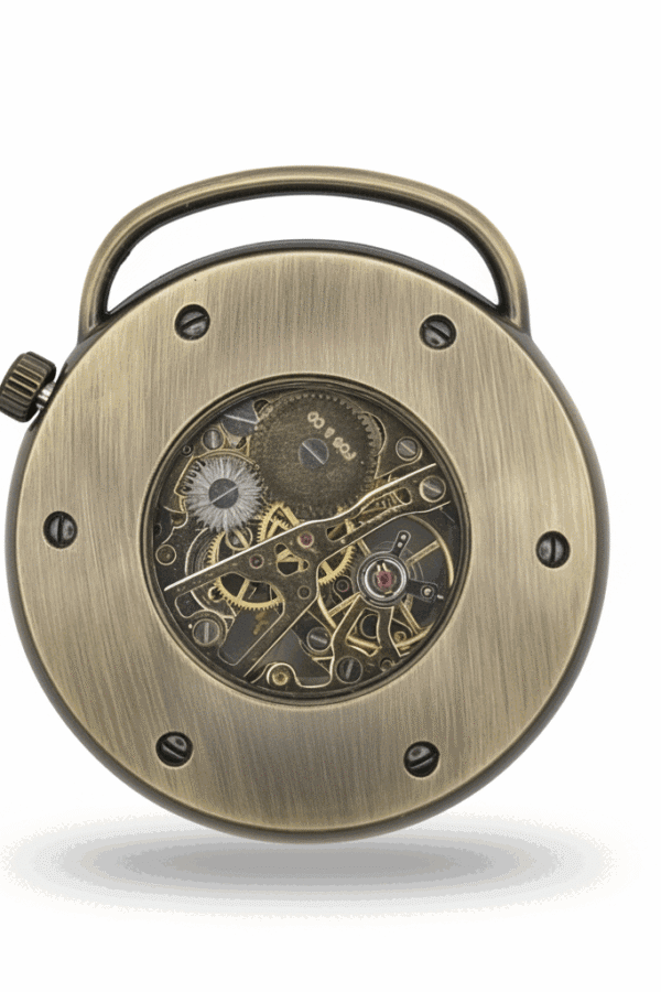 Leather Strapped Gold Pocket Watch AU image 3 Leather Strapped Gold Pocket Watch AU image 3