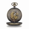 Antique Brass Half Hunter Fob Watch AU image 2
