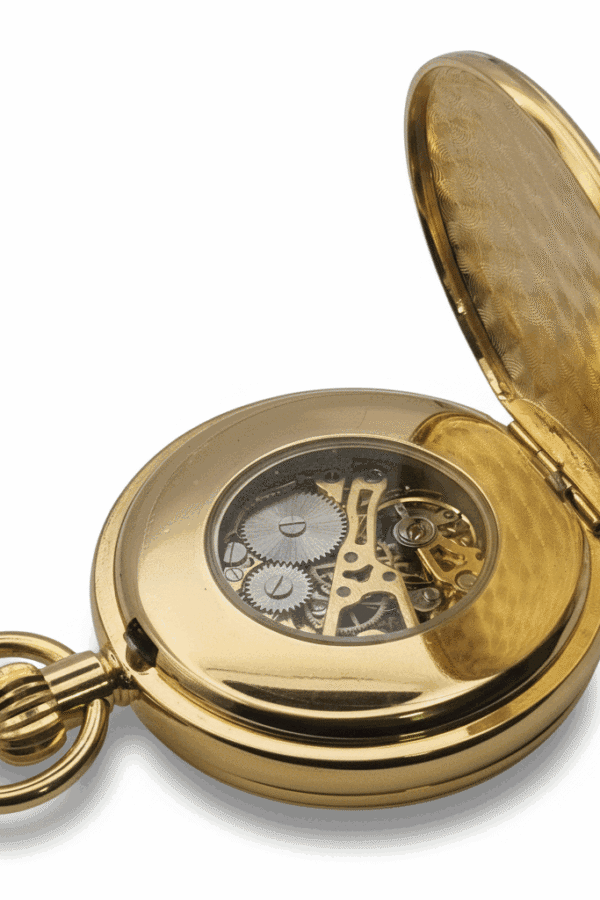 Polished Gold Double Hunter Fob Watch AU image 5 Polished Gold Double Hunter Fob Watch AU image 5