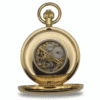 Polished Gold Double Hunter Fob Watch AU image 3