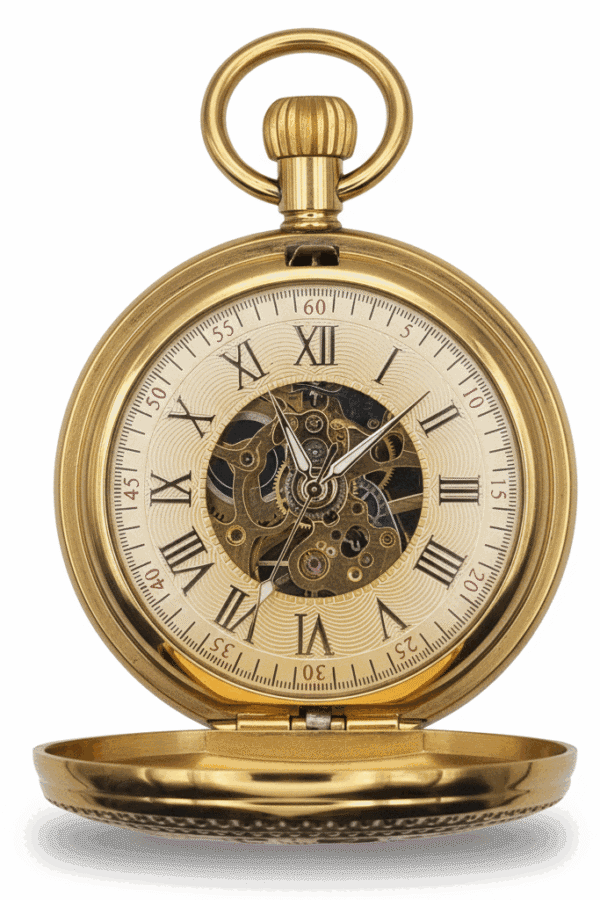 Gold Vintage Car Double Hunter Fob Watch AU image 2 Gold Vintage Car Double Hunter Fob Watch AU image 2
