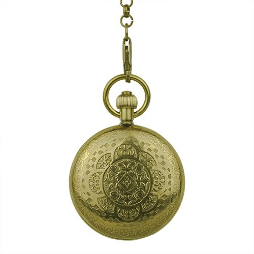 Polished Gold Floral Spheres Hunter Fob Watch AU image 2 Polished Gold Floral Spheres Hunter Fob Watch AU image 2