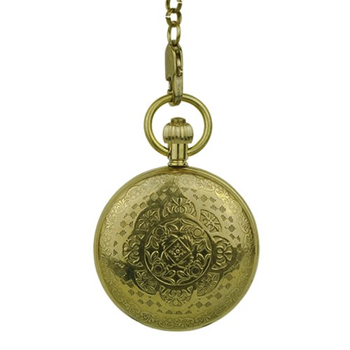 Polished Gold Floral Spheres Hunter Fob Watch AU image 3 Polished Gold Floral Spheres Hunter Fob Watch AU image 3