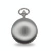Brushed Silver Hunter Fob Watch AU image 2