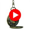 Brushed Silver Hunter Fob Watch AU image 5