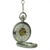 Silver Vintage Car Hunter Fob Watch AU image 3