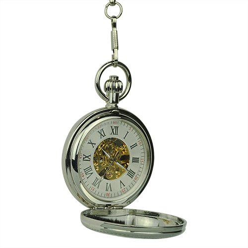 Silver Vintage Car Hunter Fob Watch AU image 3 Silver Vintage Car Hunter Fob Watch AU image 3