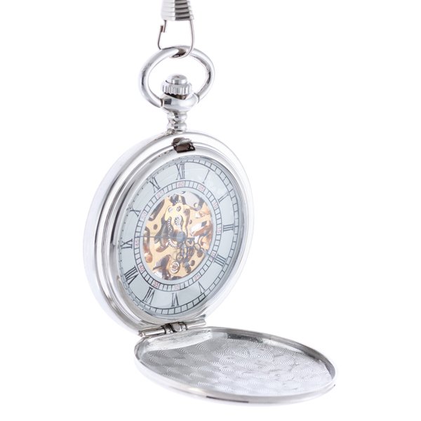 Stunning Silver Full Hunter Pocket Watch AU image 4 Stunning Silver Full Hunter Pocket Watch AU image 4