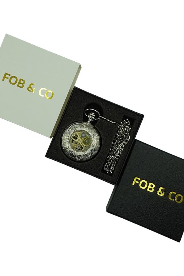 Stunning Silver Full Hunter Pocket Watch AU image 5 Stunning Silver Full Hunter Pocket Watch AU image 5