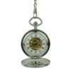 Silver Vintage Wheel Hunter Fob Watch AU image 1