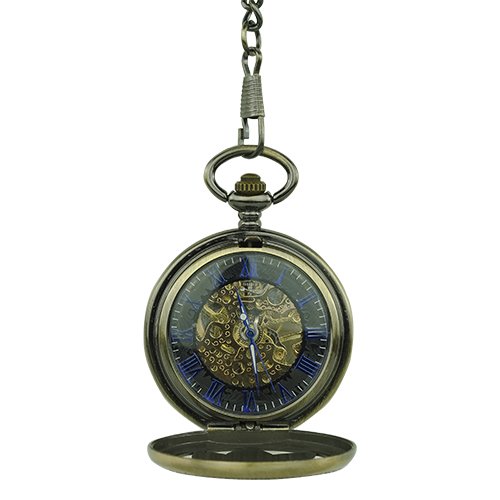 Golden Flower Hunter Pocket Watch AU image 1 Golden Flower Hunter Pocket Watch AU image 1