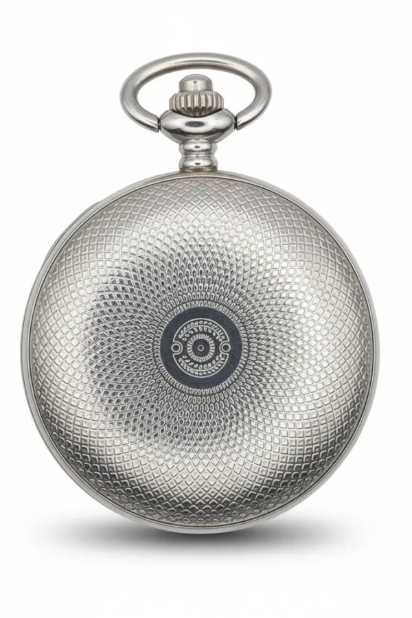 Polished Silver Hunter Fob Watch AU image 4 Polished Silver Hunter Fob Watch AU image 4