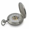 Polished Silver Hunter Fob Watch AU image 3