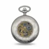 Classic Silver Crest Hunter Pocket Watch product image