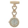 Open Face Gold Hearts Pocket Watch AU image 1