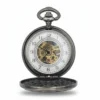 Black Baroque Filigree Pocket Watch AU image 2