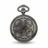 Black Baroque Filigree Pocket Watch AU image 1