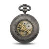 Black Baroque Filigree Pocket Watch AU image 4