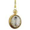 Classic Glossy Gold Pocket Watch AU image 2