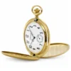 18ct. Solid Gold 51mm Mechanical Skeleton Swiss Movement Plain Pocket Watch image 3