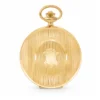 18ct. Solid Gold 51mm Mechanical Skeleton Swiss Movement Pocket Watch image 1