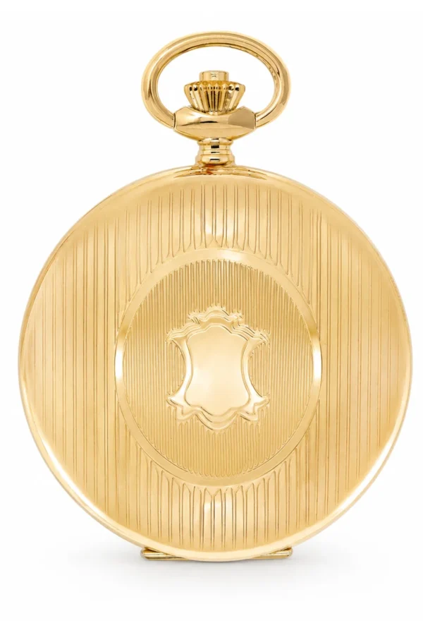 18ct. Solid Gold 51mm Mechanical Skeleton Swiss Movement Pocket Watch image 1 18ct. Solid Gold 51mm Mechanical Skeleton Swiss Movement Pocket Watch image 1