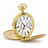 18ct. Solid Gold 51mm Mechanical Skeleton Swiss Movement Pocket Watch image 3