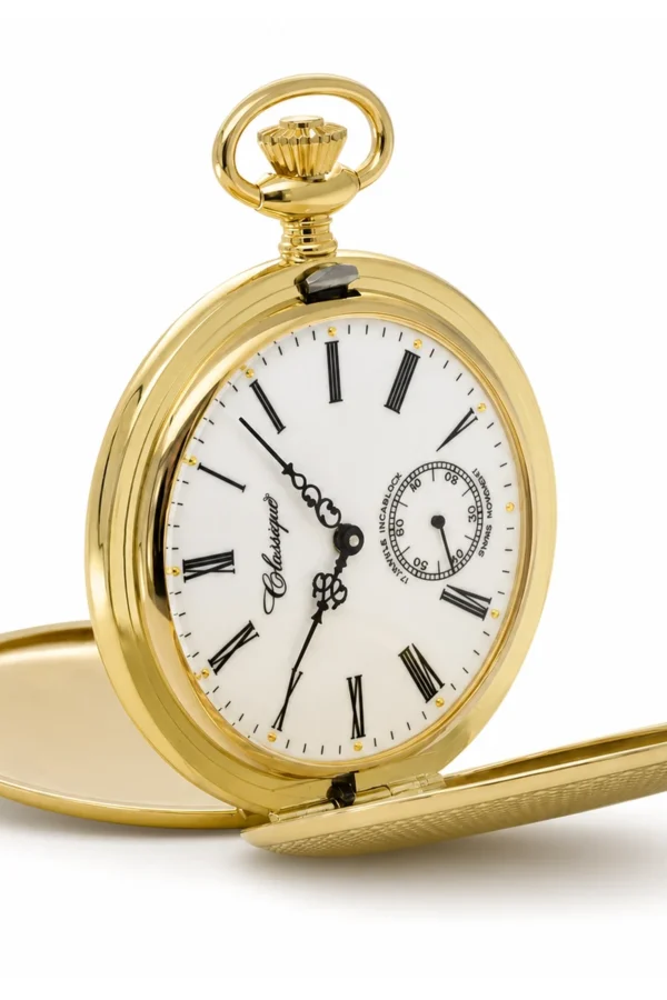 18ct. Solid Gold 51mm Mechanical Skeleton Swiss Movement Pocket Watch image 3 18ct. Solid Gold 51mm Mechanical Skeleton Swiss Movement Pocket Watch image 3