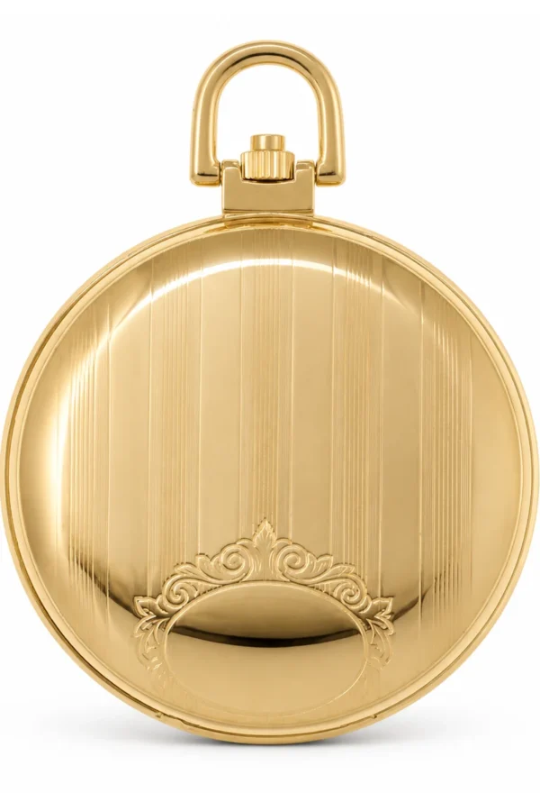 Gents 41mm Gold Plated Swiss Quartz Pocket Watch image 1 Gents 41mm Gold Plated Swiss Quartz Pocket Watch image 1