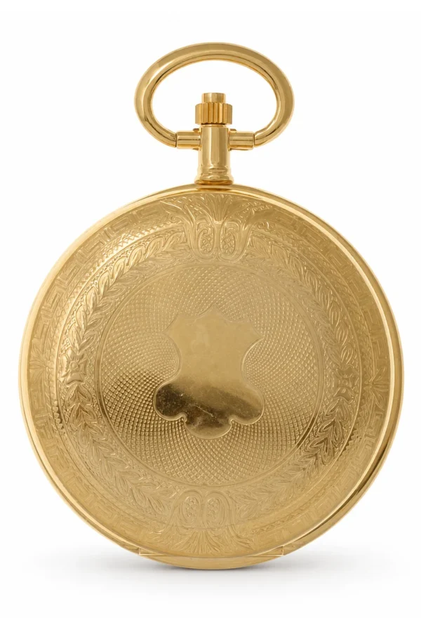 Gents 41mm Gold Plated Swiss Quartz Pocket Watch image 1 Gents 41mm Gold Plated Swiss Quartz Pocket Watch image 1