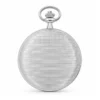 Gents 41mm Rhodium Plated Swiss Quartz Pocket Watch image 1
