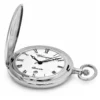 Gents 41mm Rhodium Plated Swiss Quartz Pocket Watch image 2