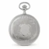 Gents 41mm Rhodium Plated Swiss Quartz Pocket Watch image 1