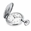 Gents 44mm Sterling Silver Swiss Quartz Pocket Watch image 2