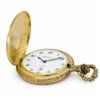Gents 48mm Gold Plated Harbour Enamel Swiss Quartz Pocket Watch image 3