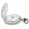 Gents 48mm Gold Plated Opera Enamel Swiss Quartz Pocket Watch image 4