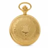 Gents 48mm Gold Plated Stainless Steel Swiss Quartz Pocket Watch image 1