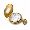 Gents 48mm Gold Plated Swiss Quartz Pocket Watch image 2