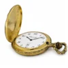 Gents 48mm Pewter Antique Gold Plated "Chevrolet" Swiss Quartz Pocket Watch image 3