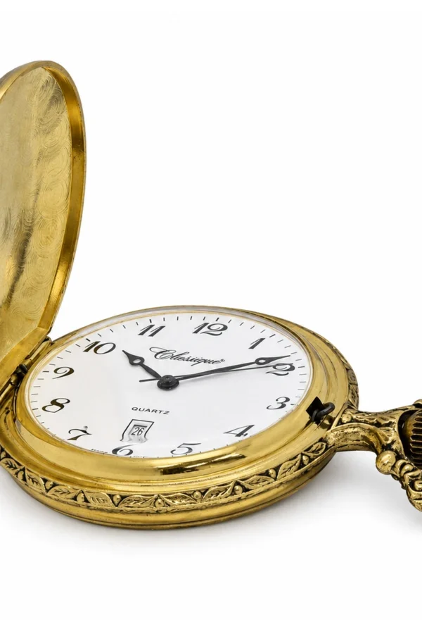 Gents 48mm Pewter Antique Gold Plated "Sailing Boat" Swiss Quartz Pocket Watch image 3 Gents 48mm Pewter Antique Gold Plated "Sailing Boat" Swiss Quartz Pocket Watch image 3