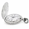 Gents 48mm Rhodium Plated Swiss Quartz Pocket Watch image 2