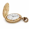 Gents 48mm Pewter Antique Gold Plated "Touring Couple" Swiss Quartz Pocket Watch image 3