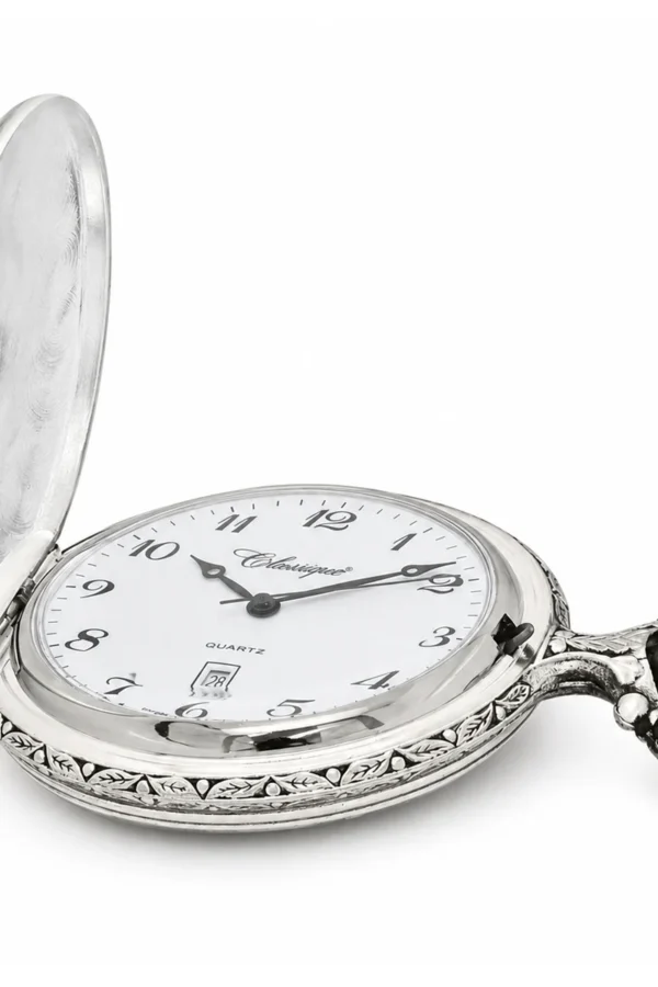 Gents 48mm Pewter Antique Rhodium Plated "Sailing Boat" Swiss Quartz Pocket Watch image 4 Gents 48mm Pewter Antique Rhodium Plated "Sailing Boat" Swiss Quartz Pocket Watch image 4