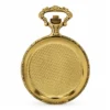 Gents 48mm Pewter Antique Two Tone Gold Plated "No.1 Dad" Swiss Quartz Pocket Watch image 2